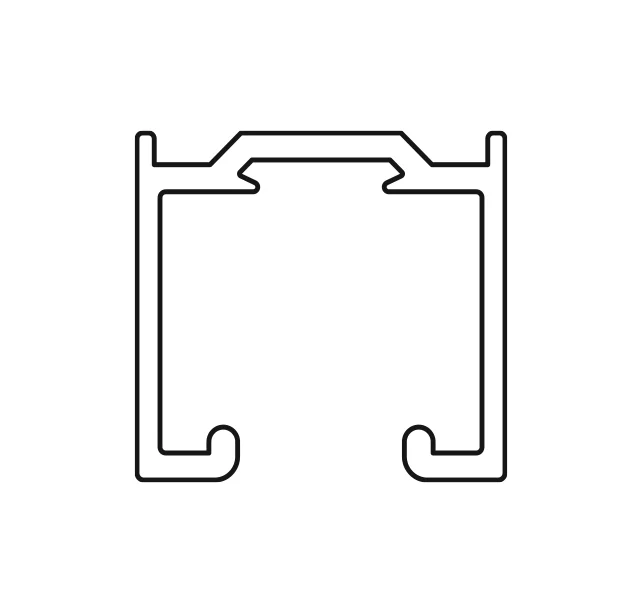 SC - Aluminiumprofil 100 Silent MB, Art.0195