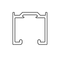 SC - Aluminiumprofil 100 Silent MB, Art.0195