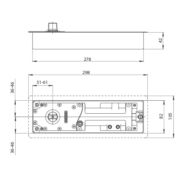 GZ - TS 500 EN 3 Bodenselbstschließer