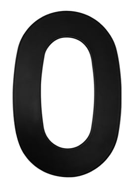 M.P MP - Hausnummer "0" - 152 mm