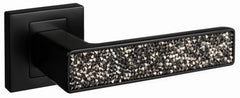 Infinity Line Concept KCK B00 Schwarz/Glamour - Quadrat Langschild-Türgriff