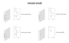 Langweilig - Verum Italien WC - Atlanta - Minimalistische Griffe ohne Rosetten