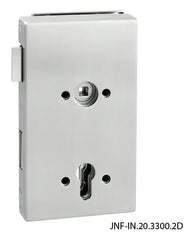 JNF - B -Ausstattung für Glastüren quadratische Rosette