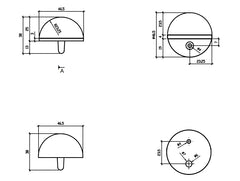 AS - Türstopper TURTLE - DS21 - Bodentürstopper.