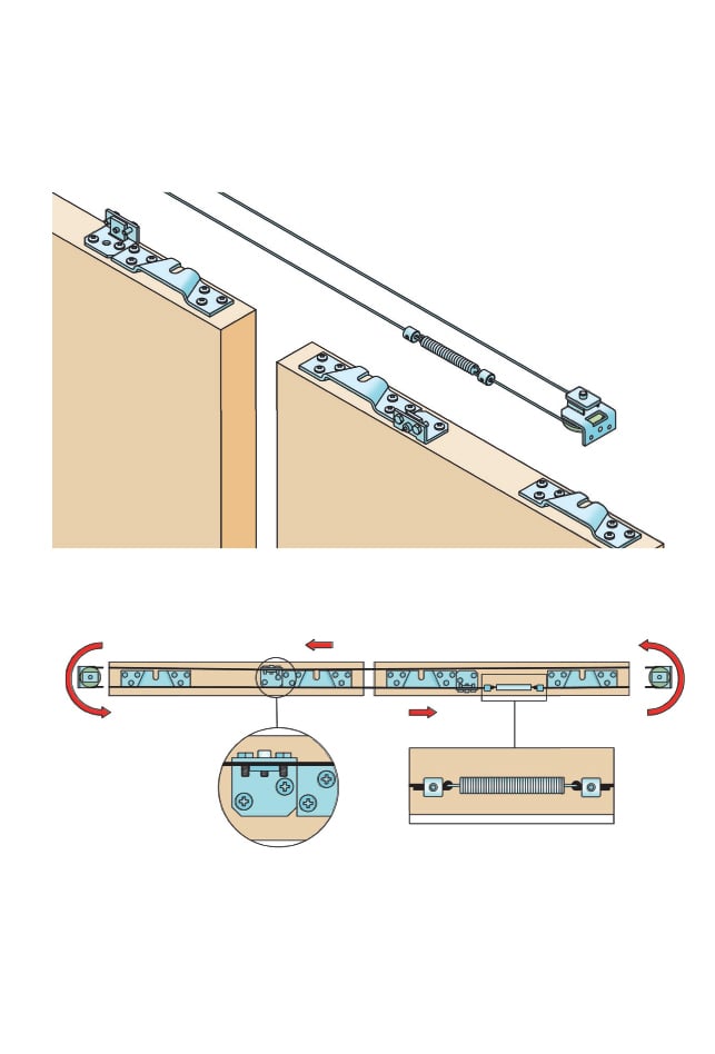 SC - SCHIEBESYSTEM SERIE 100 SILENT 80 KG SP + SINCRO