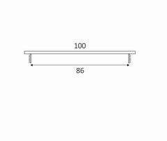 SRL - Alfa Lüftungsgrillbreite 100 x 250 mm - Grillsbreite 100 mm