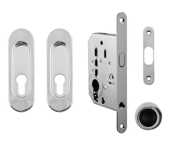 Ft - Ovales Schiebetür Set - Pz / D.