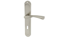 Dajana nickel satin - Door Handle on a Backplate