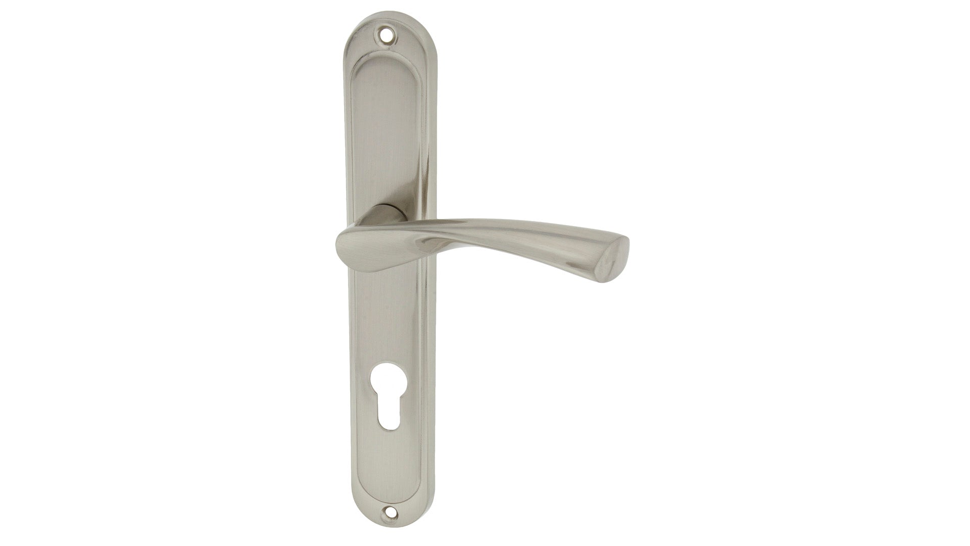 Dajana nickel satin - Door Handle on a Backplate