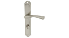 Dajana nickel satin - Door Handle on a Backplate