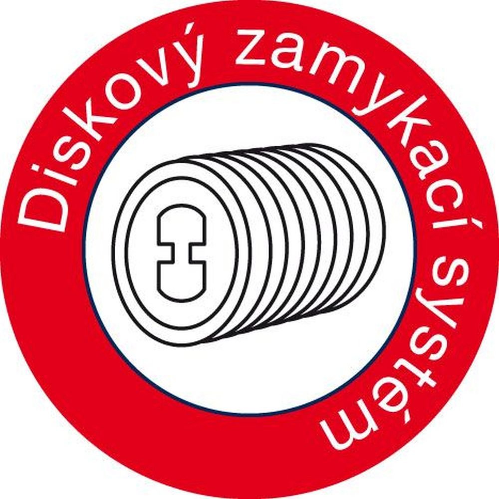 Richter Czech Padlock RV.2HERMES.65 - schwarz - Sicherheitsklasse 2