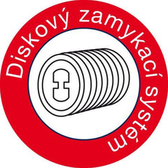 Richter Czech Padlock RV.2HERMES.65 - schwarz - Sicherheitsklasse 2