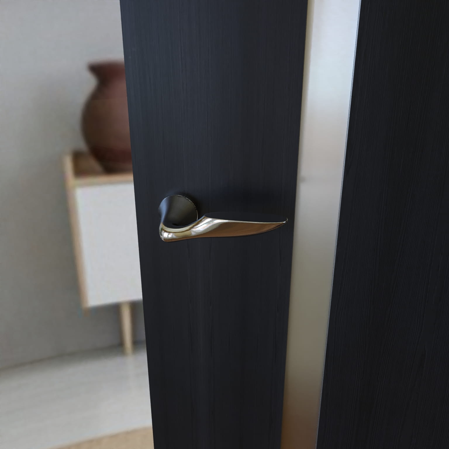 Infinity Line Dolce KDLC 700 Chrom - Türgriff auf einer Rückplatte