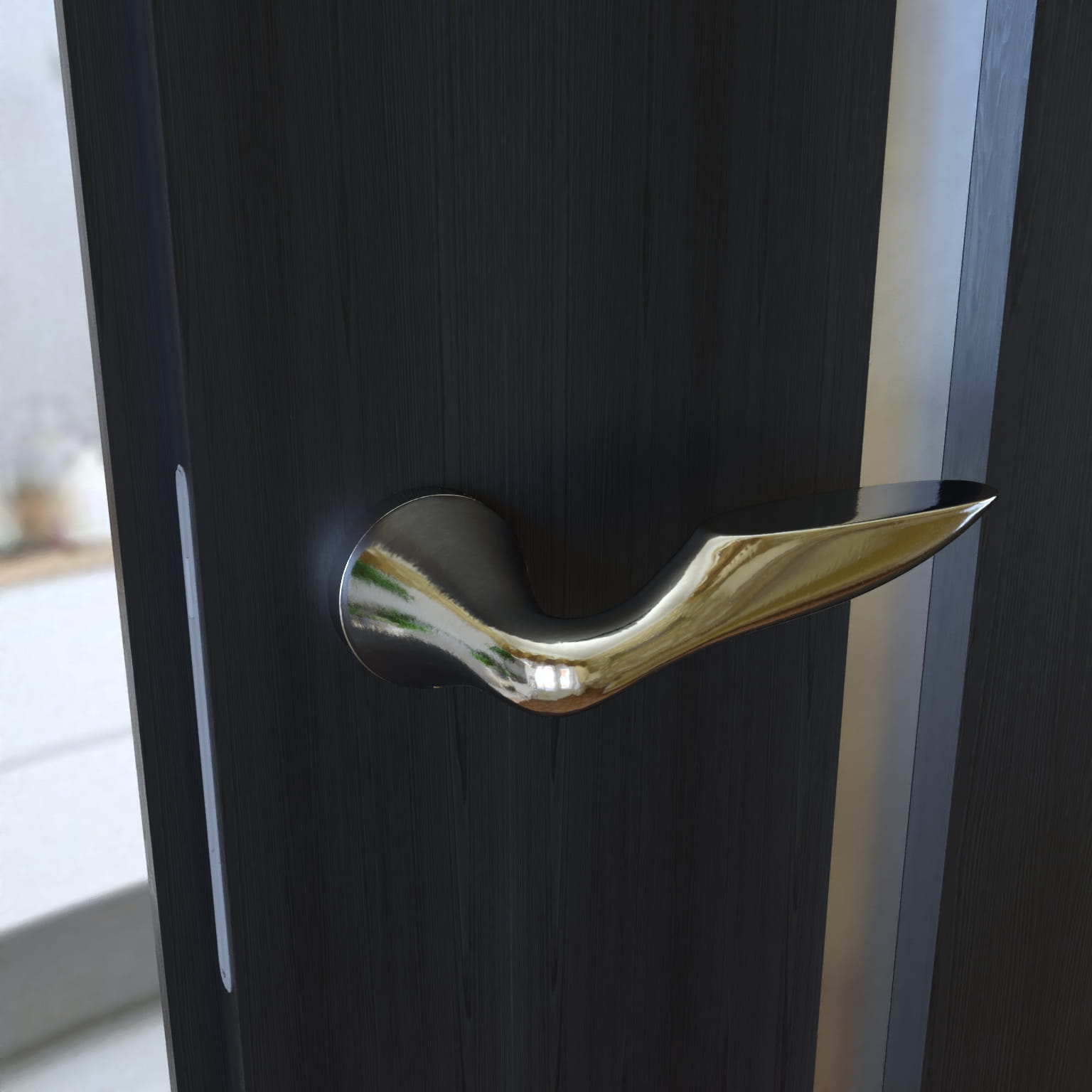 Infinity Line Dolce KDLC 700 Chrom - Türgriff auf einer Rückplatte