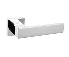 Imperia Chrome KIMP 700 - Door Handle on a Square Rose