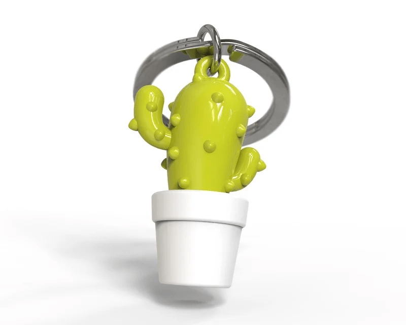 MTM - Schlüsselschlüssel - grüner Kaktus - Schlüsselringe