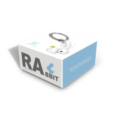 MTM - Schlüsselschlüssel - Weißer Hasen - Schlüsselringe