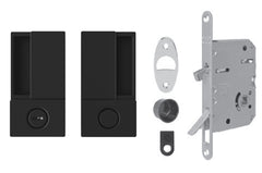 AGB - Wave - HR WC -Schiebetür Set - Muscheln und Griffe für Schiebetüren