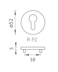 Tupai Ti - Rosetta Round Rosette - R 5s