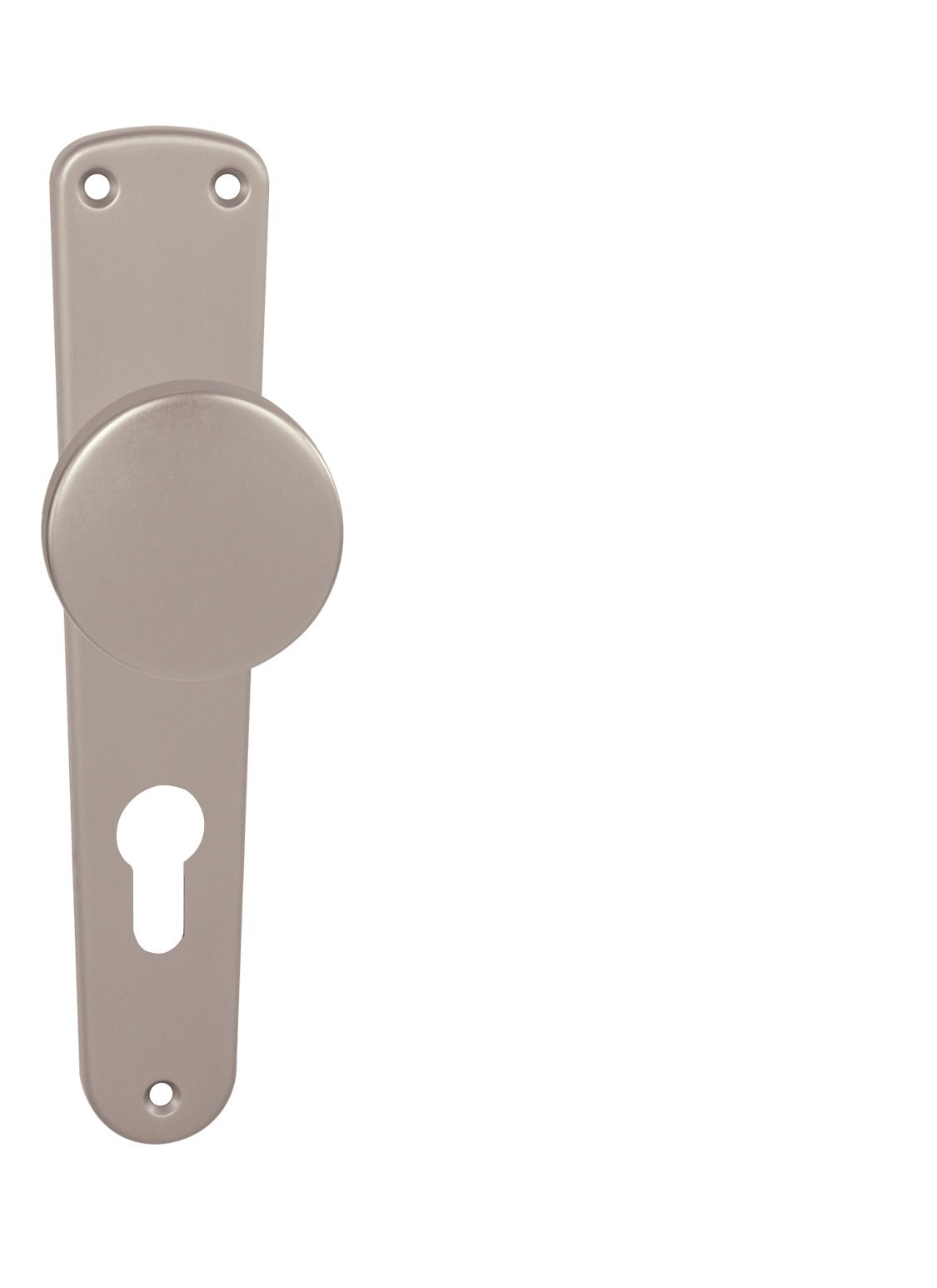 Ba - Knauf Auf Schild 2200 - B - gerade Kugeln auf ovalen Schildern