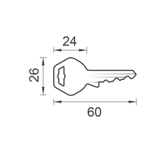 Dormakaba DK - Pextra Plus Combi US Doned Master Key - GK - Pextra Keys