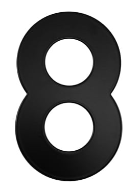 M.P MP - Hausnummer "8" - 152 mm
