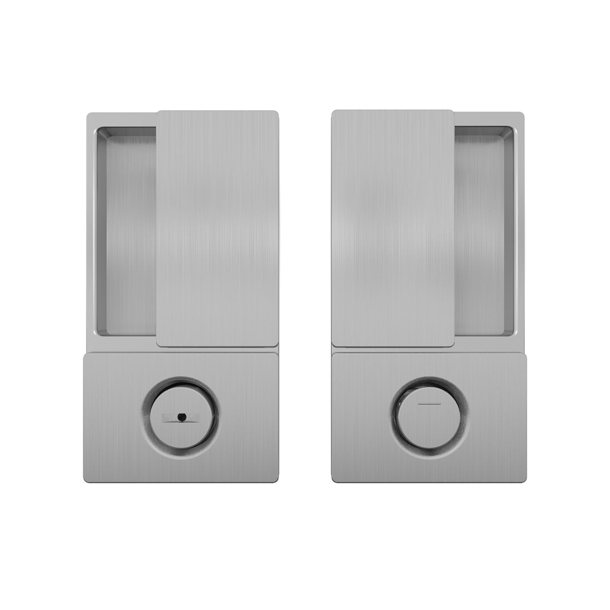 AGB - Wellenschalen zum Schieben von WC -Türen - Muscheln und Griffe zum Schieben von Holztüren