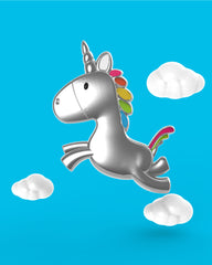 MTM - Schlüsselring - Regenbogen -Einhorn - Schlüsselringe