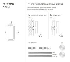 Ft - Handlungscode K38 - 32 mm UN -PC - Runde außerhalb der Set -Griffe