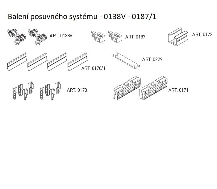SC - Schiebesystem Verpackung 100 GLAS
