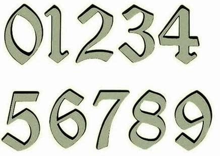 M.P MP - Hausnummer "0" - 120 mm