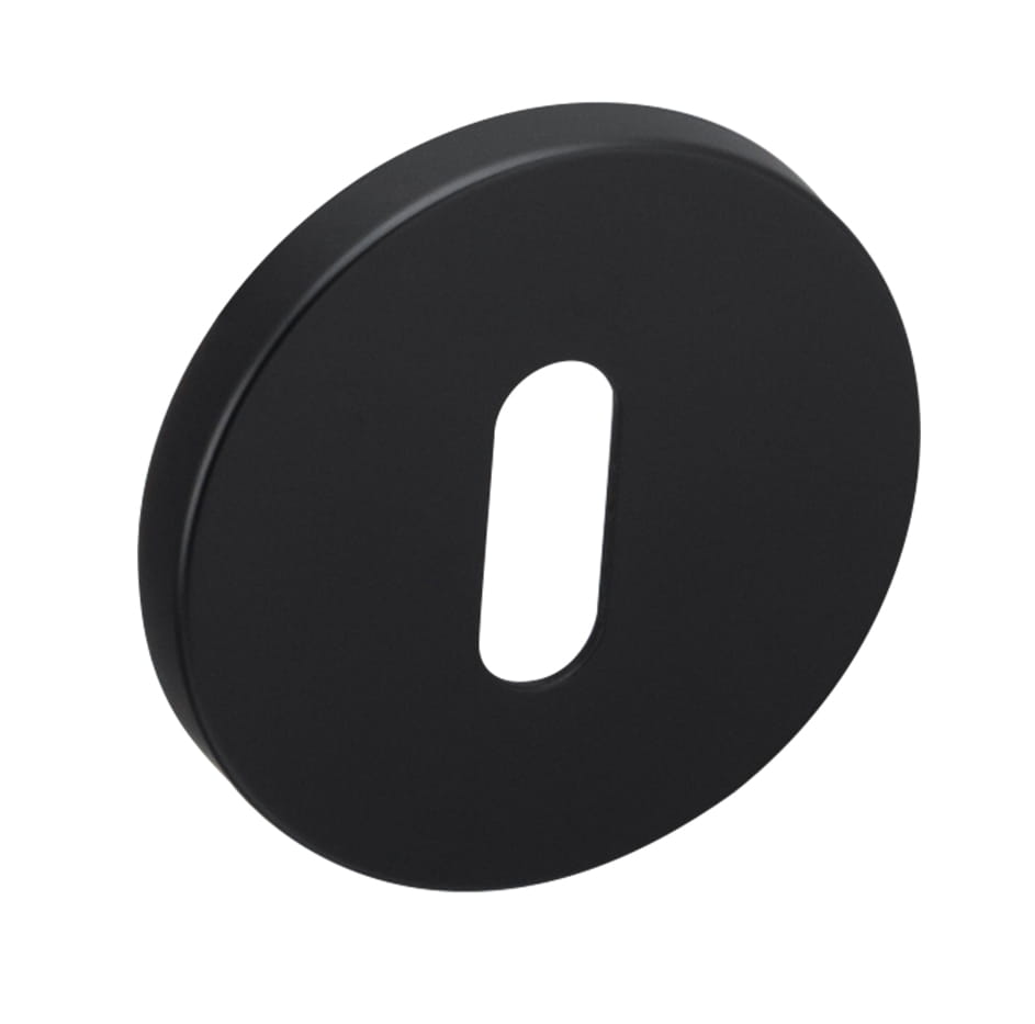 Infinity Line TORO FIT KTO O schwarz B00 - Türgriff auf runder Rosette
