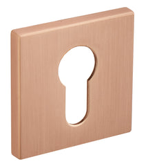 Infinity Line Apollo Fit Copper Matte Kaf Mm00 - Türgriff auf quadratischer Rosette