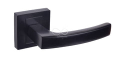 Infinity Line Hermes KHR B00 Schwarz - Türgriff auf quadratischer Rosette