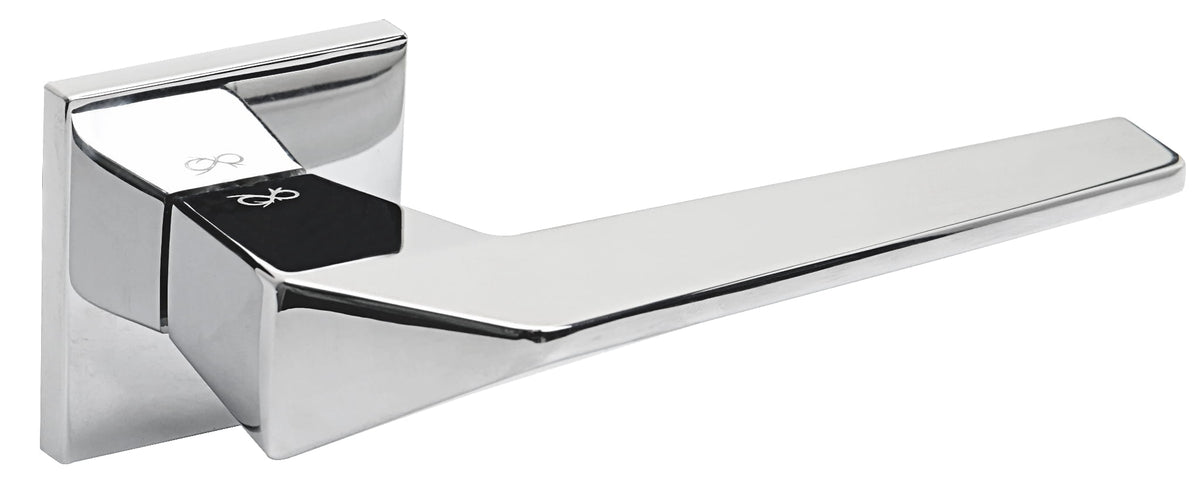 ICE chrome KCE 700 - Door Handle on a Square Rose
