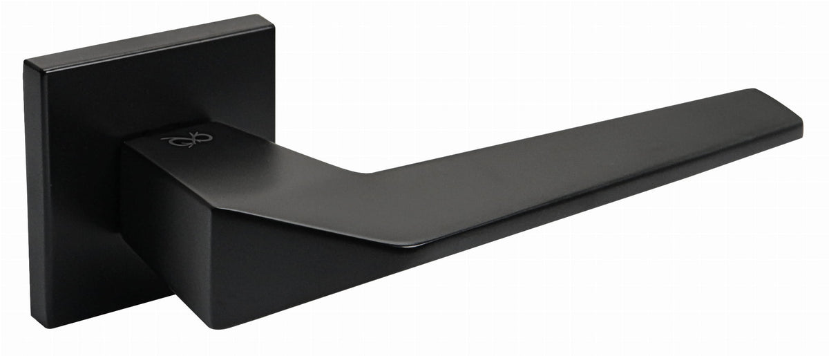 Infinity Line ICE schwarz KCE B00 - Türgriff auf quadratischer Rosette