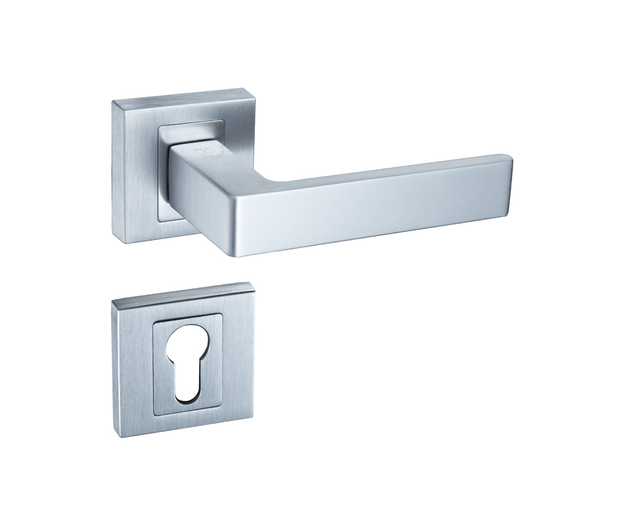 Infinity Line Apollo KAO Chrom 700 - Türgriff auf quadratischer Rosette