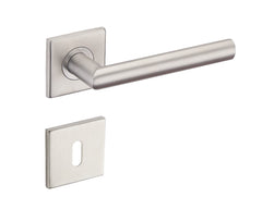 Infinity Line Duo KDU 500 Edelstahl - Türgriff auf quadratischer Rosette