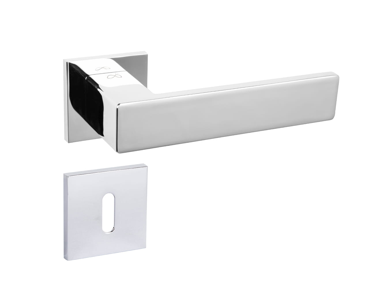 Infinity Line Imperia Chrome KIMP 700 - Türgriff auf quadratischer Rosette