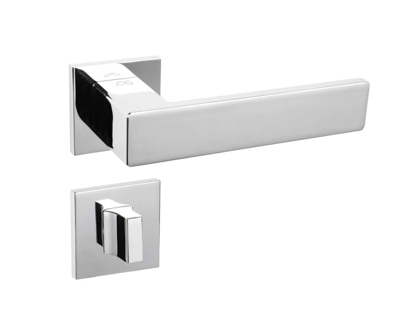 Infinity Line Imperia Chrome KIMP 700 - Türgriff auf quadratischer Rosette