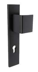 Alub NEO Schwarz K + G -Außentürgriff mit Langschild