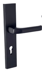 Alub NEO Schwarz K + G -Außentürgriff mit Langschild