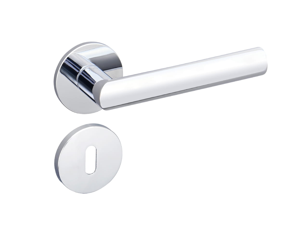 Infinity Line Ronda FIT KRD O 700 Chrom - Türgriff auf runder Rosette