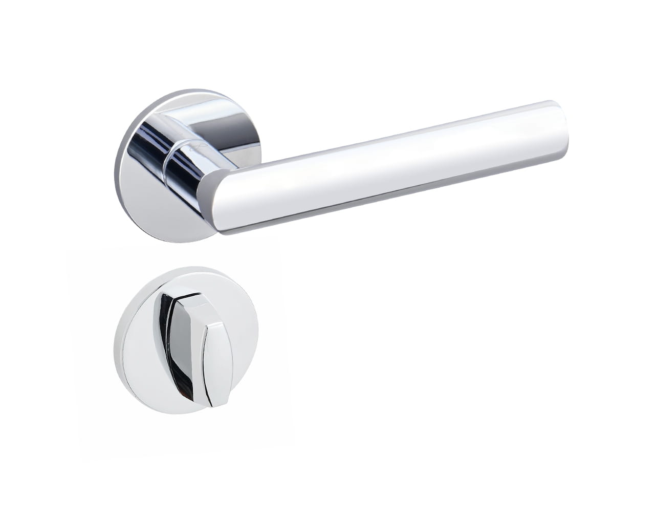Infinity Line Ronda FIT KRD O 700 Chrom - Türgriff auf runder Rosette