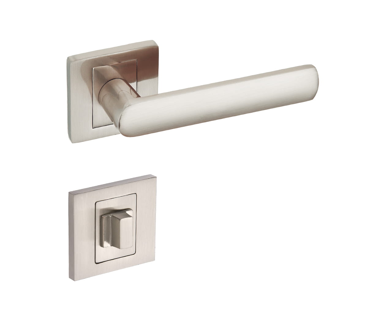 Infinity Line TORINO KTR 300 Satin - Türgriff auf quadratischer Rosette