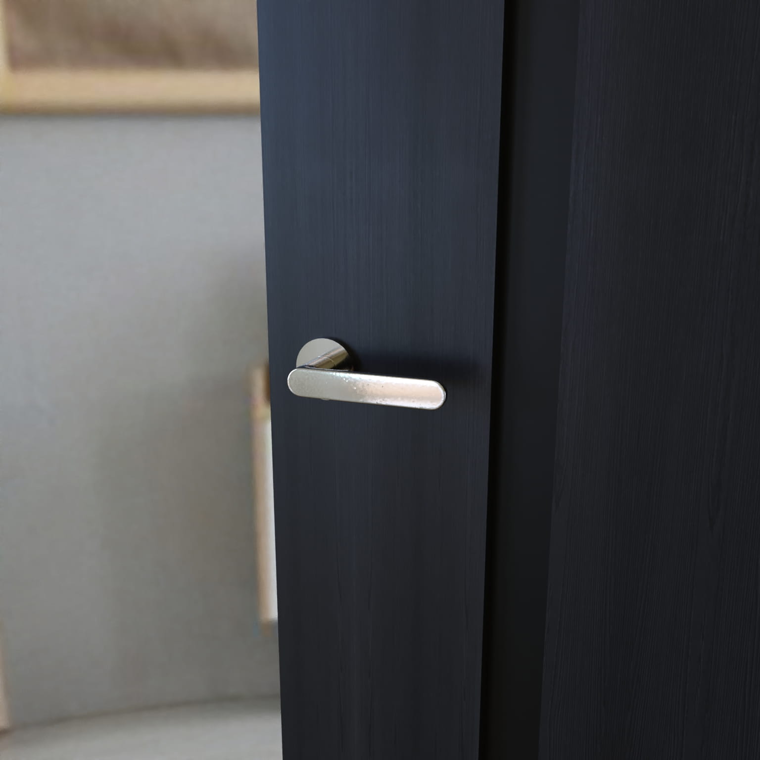 Infinity Line Wenus FIT KWF O 700 Chrom - Türgriff auf runder Rosette