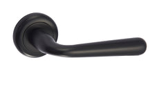 Infinity Line Lea Kle B00 Black - Türgriff auf runder Rosette