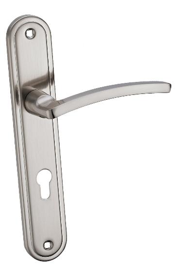 Lena KLN 311 Satin 72mm - Door Handle on a Backplate