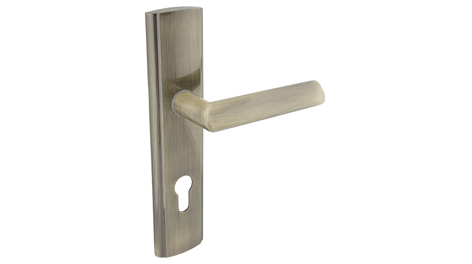 MATI patina K+K - External Door Handle on a Backplate