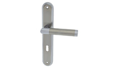 Nina Nickel Chrome - Door Handle on a Backplate